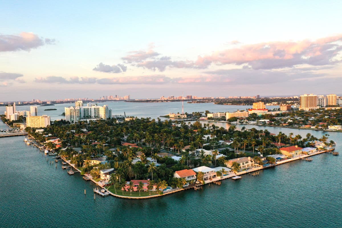 skyview of NORTH BAY VILLAGE